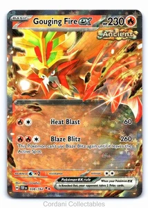 Gouging Fire EX 038/162 - Temporal Forces - Pokemon Card - Near Mint - Picture 1 of 2