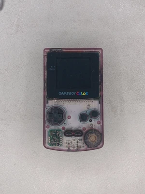 NINTENDO GAME BOY COLOR TRASPARENTE - ORIGINALE - TESTATO E FUNZIONANTE - Immagine 1 di 4