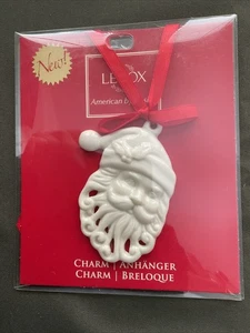 Neu Lenox durchbohrt Santa Porzellan Charm/Ornament 2,75" groß amerikanisch von Desig - Bild 1 von 1