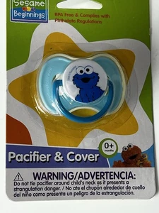 Ciuccio e coperchio Sesame Street Cookie Monster ciuccio in silicone senza BPA 0+ - Foto 1 di 4