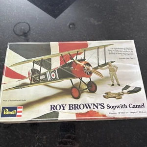REVELL 1/28 ROY BROWN'S SOPWITH CAMEL #H-234 vintage 1975 INCOMPLETO/SOLO PARTI - Foto 1 di 6