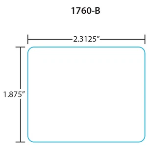 Toledo Printer Labels 1760-B for 8442 UPC, Blank, 20 Rolls, 1140 Labels per Roll - Imagen 1 de 1