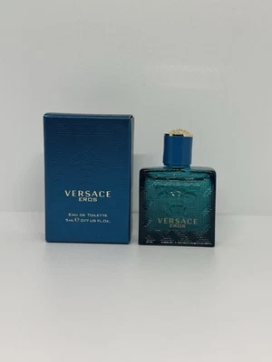 Versace Eros Eau de Toilette Miniatura 5 ml (0,17 fl. oz) Foto 1 de 2