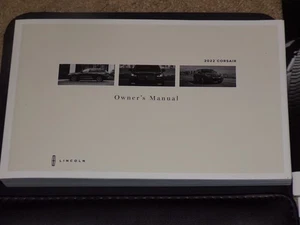 2022 LINCOLN CORSAIR OWNERS MANUAL GUIDE SET BOOK W/ CASE OEM - Picture 1 of 5