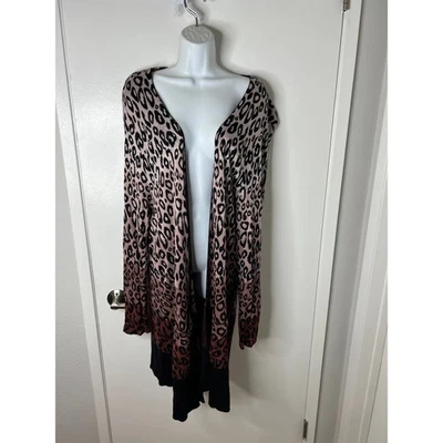 Joseph A. Women's Thin Knit Long Open Cardigan Sweater ~ Size 3X - Image 1 of 4