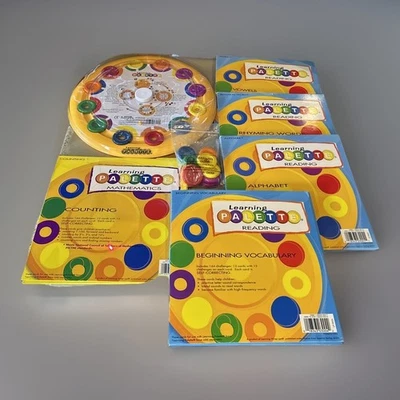 Paleta de Aprendizaje Lectura y Matemáticas Kindergarten Lote de 5 Juegos de Tarjetas con Paleta Foto 1 de 4