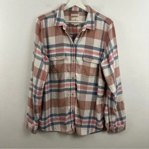 American Eagle Ahh-Mazingly Soft Plaid Flannel Shirt Women's Size XL - Picture 1 of 5