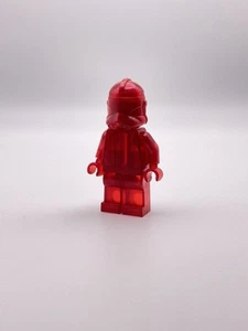 LEGO Phase 2 Clone Trooper Star Wars Prototype Satin Trans-Red - Picture 1 of 1