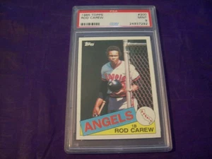 1985 TOPPS #300 ROD CAREW PSA 9 - Picture 1 of 2