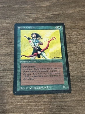 MTG Elvish Archers Beta Magic the Gathering MP+ - Image 1 of 2