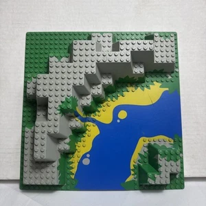 LEGO Vintage Piastra Base Rialzata 6024px2 6278 6292 6281 Vintage River Rock LEGGI - Foto 1 di 7
