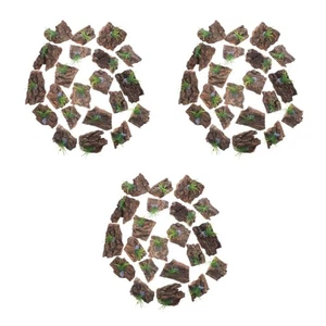  3 Pieces Reptile Bark Cork for Reptiles Fish Tank Accessories Decorations - Picture 1 of 12