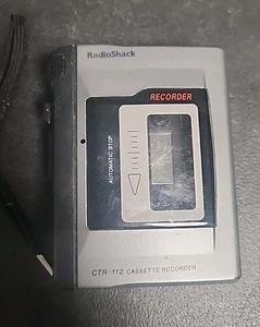 "Radio Shack CTR-112 Cassette Recorder" Very Good. Working W/ Batteries - Picture 1 of 4