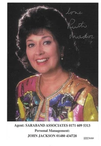 Ruth Madoc. Actress. Hi-de-Hi!. Signed PR Photo Card - Picture 1 of 2