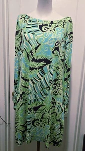 Mini abito Lilly Pulitzer Ritchie scollo barca manica 3/4 seta misto cotone - Foto 1 di 13