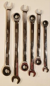New Metric Ratcheting Combo Wrench Set  JET Professional 6 pcs 8m to 13mm - Bild 1 von 3