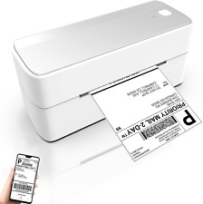 Wireless Label Printer, Bluetooth Shipping Label Printer, Thermal Label Printer 