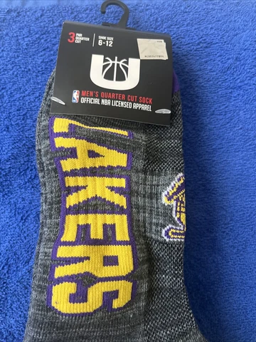 Los Angeles Lakers Quarter Cut Sock Cover