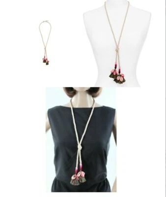 Collar/borlas Rebecca Minkoff - Cuerda Lola Lariat (multi neutro) venta al por menor $88 Foto 1 de 4