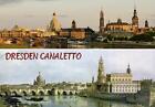 Magnet Dresden Canaletto - damals und heute 8x5,5cm | Dresden Onlineshop