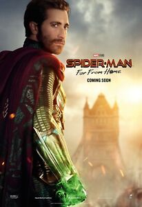Spiderman Far From Home movie poster (h) - Jake Gyllenhaal poster - 11 x 17 