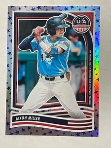 Tarjeta JAXON MILLER 2024 Panini EE. UU. Estrellas y Rayas “Stars Holo” - Imagen 1 de 1