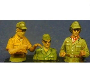 Peddinghaus model building 1/35 0495 DAK tank crew 3 half figures - Picture 1 of 1