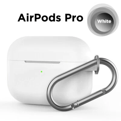 Soft Silicone Case Cover + Keychain Protective Skin for Apple AirPods Pro Gen - Image 1 of 4