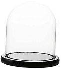  | Decorative Clear Glass Dome/Tabletop Centerpiece |Cloche Bell 9.8 cm Tall