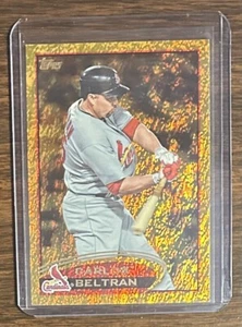 Carlos Beltran Gold Sparkle Topps #612 2012 ST Louis Cardinals MLB - Picture 1 of 2