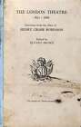 London Theatre, 1811-66, Robinson, Henry Crabb, Good Condition, ISBN 085430018X