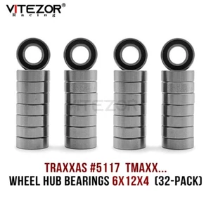 Wheel Hub Bearings Kit for Traxxas 5117 1/10 T-Maxx Revo Summit Stampede (32Pcs) - Picture 1 of 7