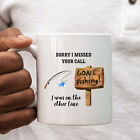 Sorry I Missed Your Call I Was On The Other Line, Funny Fishing Personalised Mug