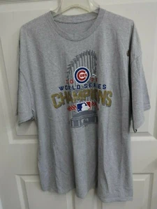 NWOT 2016 Dead Stk MLB Chicago Cubs World Series Champs T-Shirt Men 2XL - Picture 1 of 6