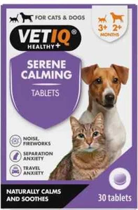 VETIQ Serene Calming Tablets For Cats & Dogs 30 Tablets - Picture 1 of 1