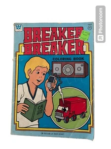 BREAKER BREAKER 1976 WHITMAN #1005 COLORING BOOK CB RADIO CODE BOOK - Bild 1 von 3