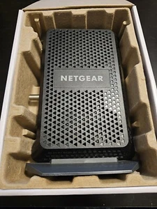 NETGEAR CM1000 Wired-Ethernet (RJ-45) Cable Modem DOCSIS 3.1  (Black) (Tested) - Picture 1 of 12