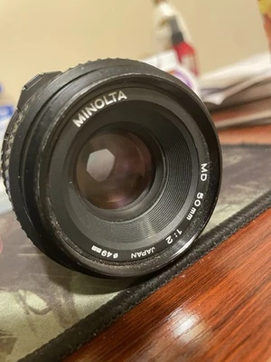 Minolta MD 50mm f/2 Lens - Image 1 of 2