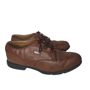 Nike Mens Waverly Last Golf Shoes Size 8.5 Brown Leather Zoom - Picture 1 of 13