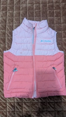 Chaleco acolchado Columbia Youth XXS 4/5 niñas con bolsillos XC Foto 1 de 4