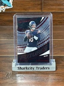 2025 Panini Revolution Caleb Williams Futures Red Parallel 34/50 Chicago Bears - Foto 1 di 4