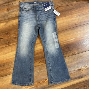 Girls Small 6-7 Blue Jeans Denim Boot Cut Old Navy - Picture 1 of 4