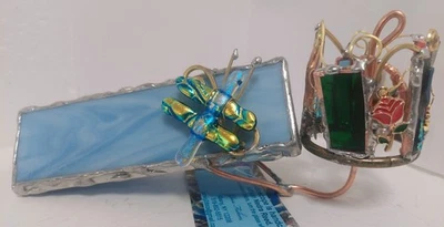 Vidrieras caleidoscopio - Pájaros, colibrí, búho, Merganser Foto 1 de 4