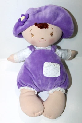 Muñeca de juguete suave Gund Baby Girl Gigi Playtime peluche niño pequeño púrpura mameluco lavable Foto 1 de 4
