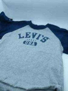 VTG 1980's Youth LEVIS JEANS USA Varity Style T-Shirt Size 6 Made USA - Picture 1 of 4
