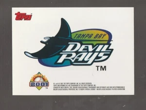 2001 Topps Opening Day Tampa Bay Rays insert team sticker - Picture 1 of 1