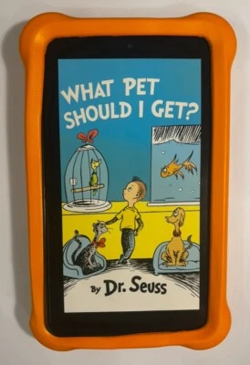 Nook Tablet 7” Foam Bumper Cover Citrus Orange Case Barnes & Noble  - Image 1 of 4