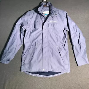 Columbia Women's Water Resistance Hooded Parka Jacket Blue Size Small - Picture 1 of 7