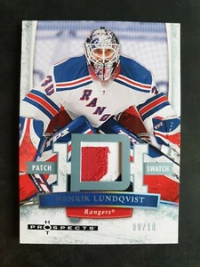2007-08 Hot Prospects White Hot #32 Henrik Lundqvist (3CLR) #09/10 - Bild 1 von 2
