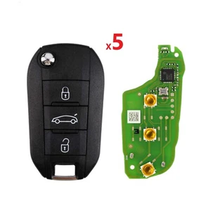 5PCS XHORSE XEPG00EN Remotes with XT27B Super Chip PCB Board + 3 Buttons Shell - Picture 1 of 10
